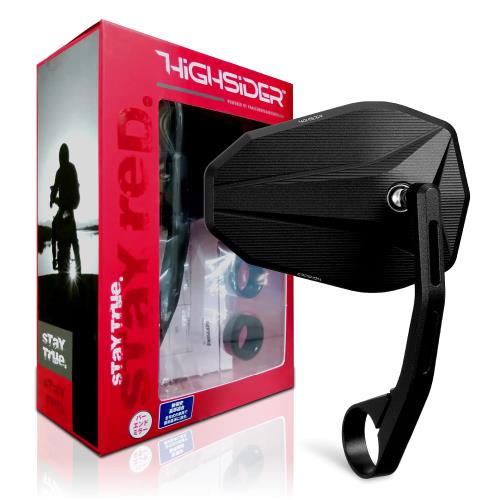 楽天市場】highsider バーエンドミラー ヴィクトリー-x ブラックの通販