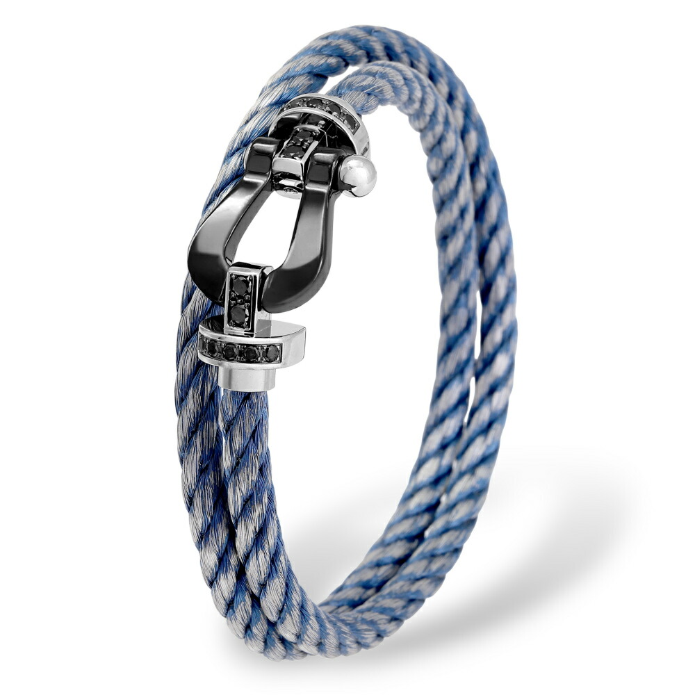 ダ*！様 フレッドフォース10 size18ブルー フォース10ブレスレット 18K