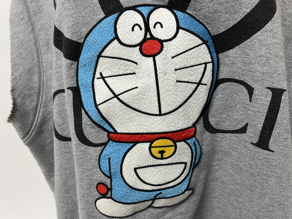 楽天市場】GUCCI グッチ メンズ ドラえもん パーカー ノースリーブ 袖