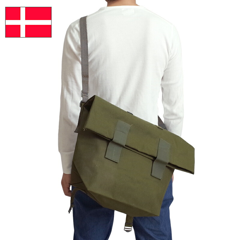 楽天市場】デンマーク軍ナイロン メッセンジャーバッグ デッドストック