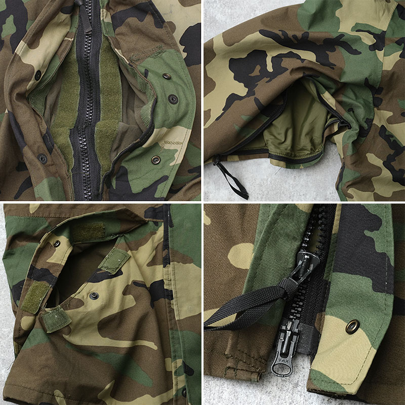 楽天市場】米軍 ECWCS パーカー GEN1 後期型 ウッドランド USED