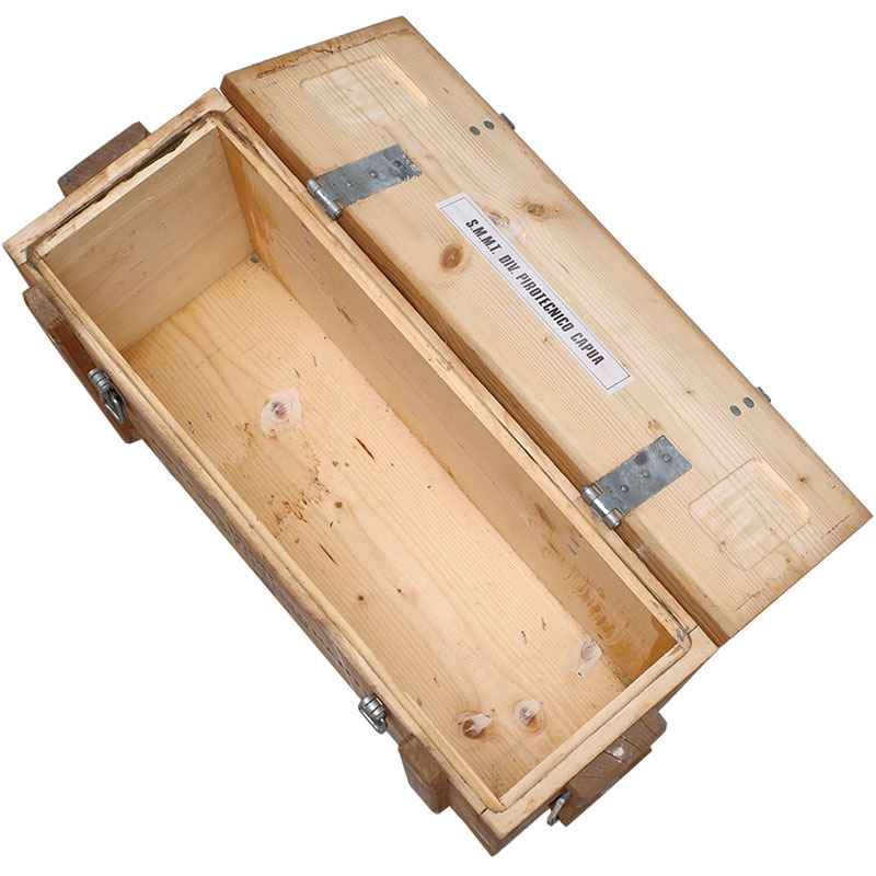 楽天市場】イタリア軍 アムニッション ウッドボックス 7.62mm USED