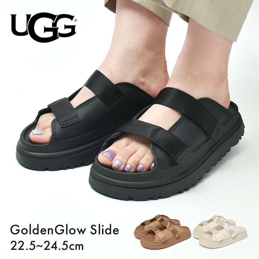 楽天市場】アグ ゴールデングロウ スライド UGG スライドサンダル