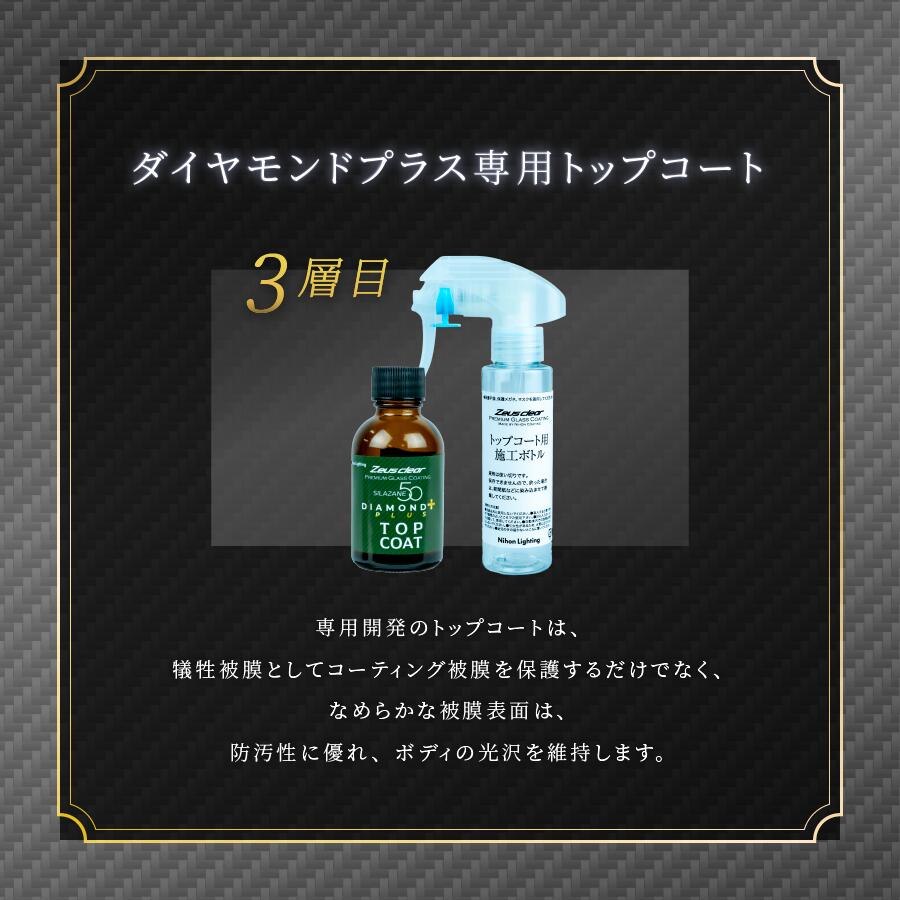 楽天市場】ゼウスクリア シラザン50 ダイヤモンド プラス 耐久3年以上