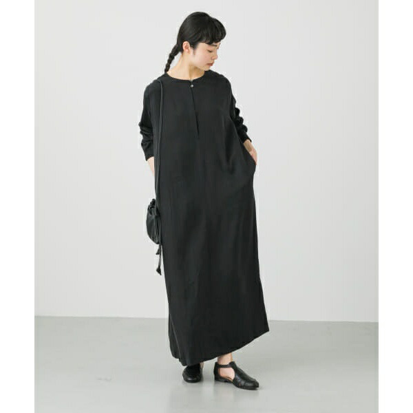 楽天市場】『2サイズ展開』キュプラレーヨンストレートワンピース／か