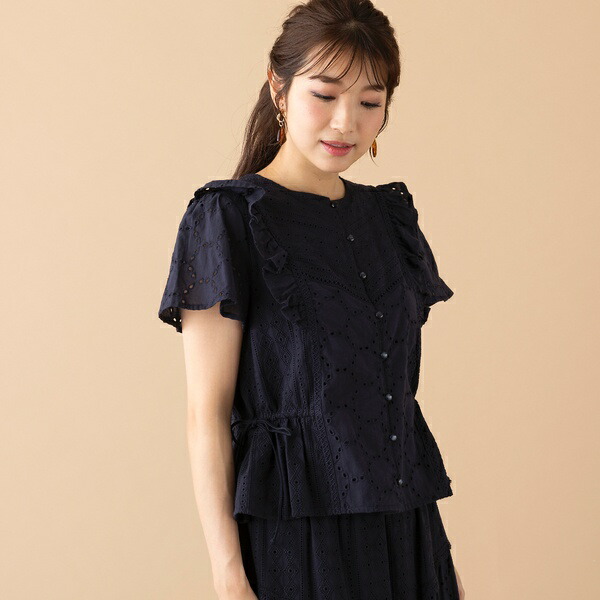 楽天市場】【セットアップ可】サークルレースブラウス／ローズティアラ