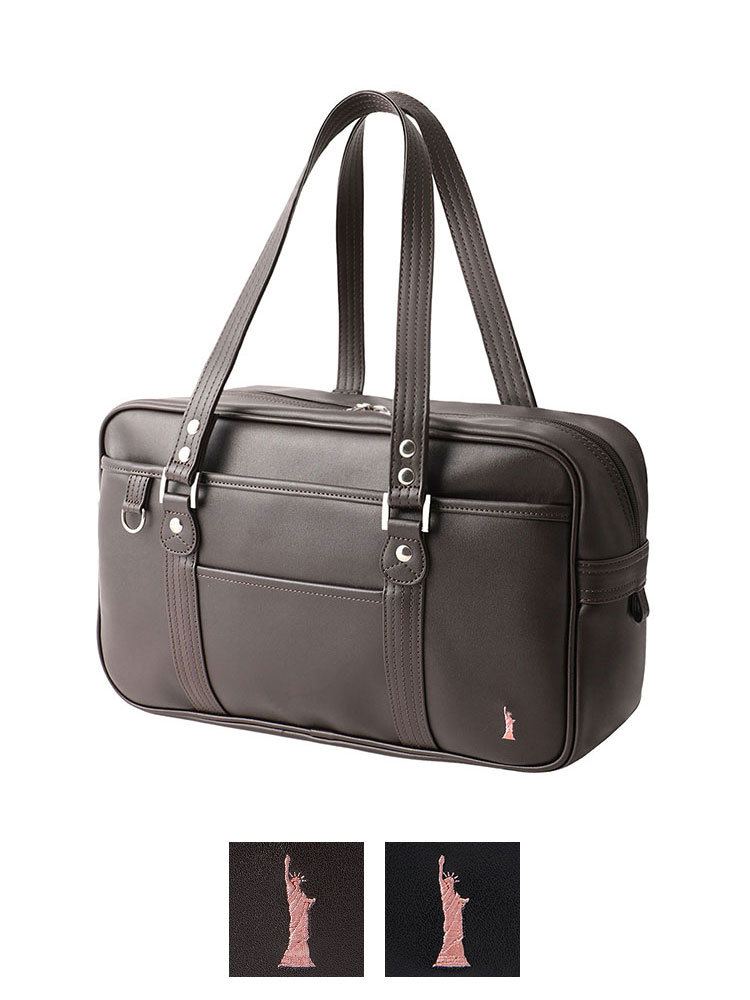 楽天市場】合皮バッグ〈一層式/ピーチピンク女神〉【スクール】【学生