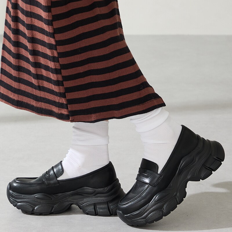 楽天市場】【25秋冬新作】スニーカーソールローファー/51326