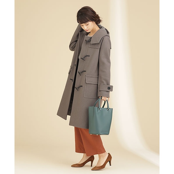 楽天市場】【予約商品】 メルトンロングダッフルコート／ナノ