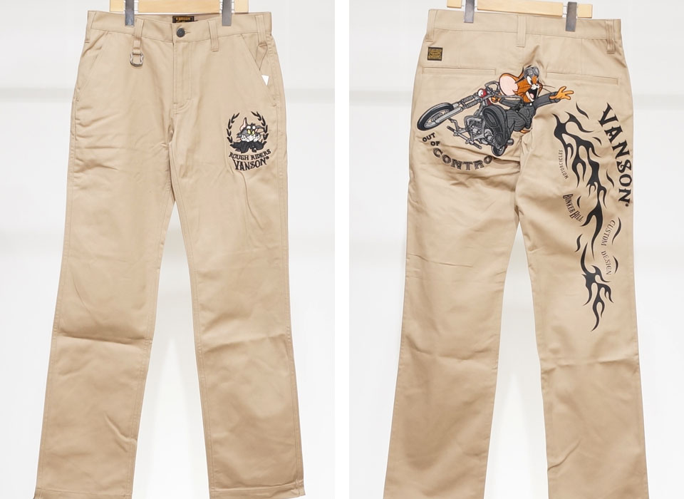 楽天市場】バンソン トムとジェリー コラボ バイカーズジェリー チノ