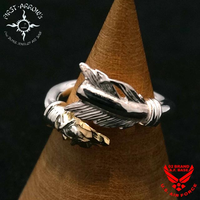 楽天市場】ポイント2倍!!ファーストアローズ矢じりK18 リング Sサイズ