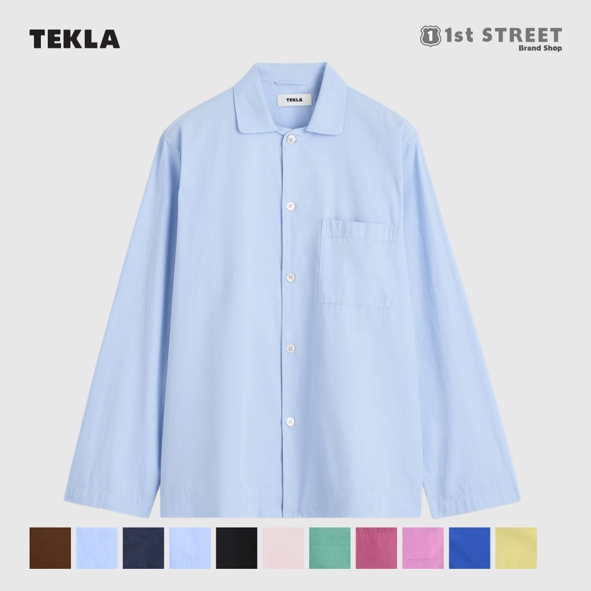 楽天市場】【正規販売店】テクラ TEKLA パジャマ 長袖シャツ メンズ