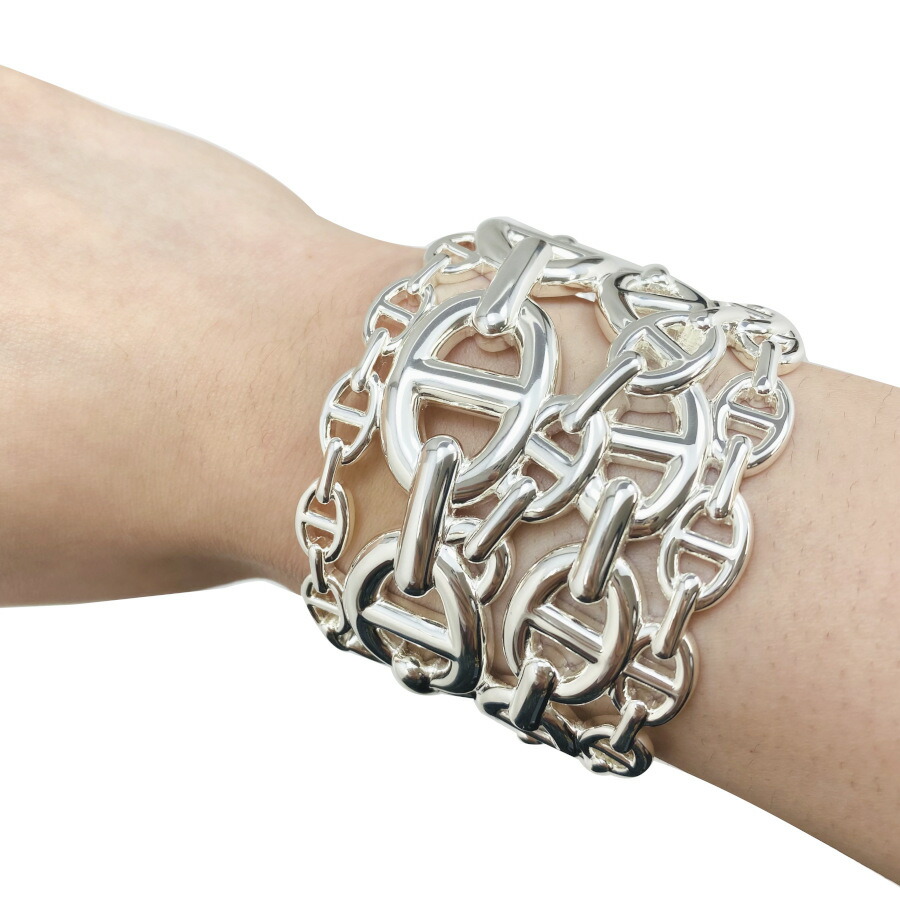 楽天市場】エルメス HERMES ブレスレット バングル シェーヌダンクル