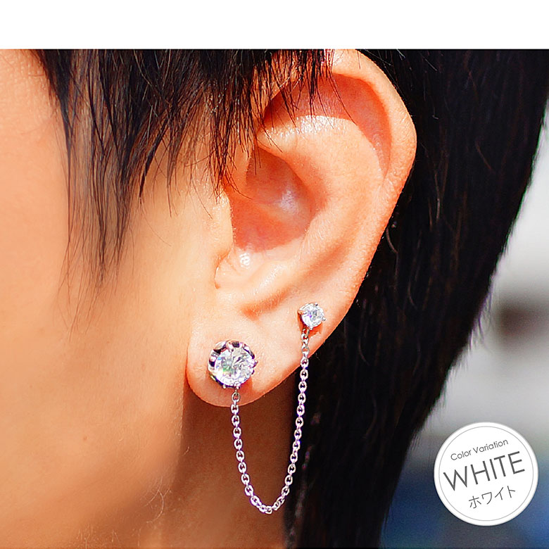 楽天市場】ステンレス アクセサリー メンズ 片耳用ピアス spi0087