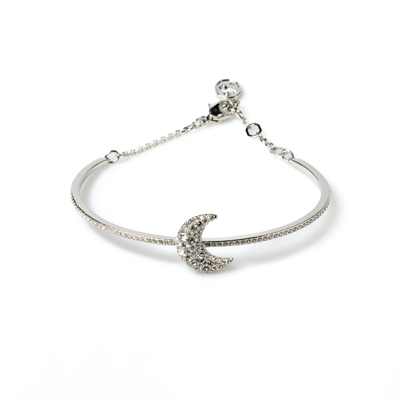 楽天市場】【SWAROVSKI】スワロフスキー バングル ブレスレット LUNA