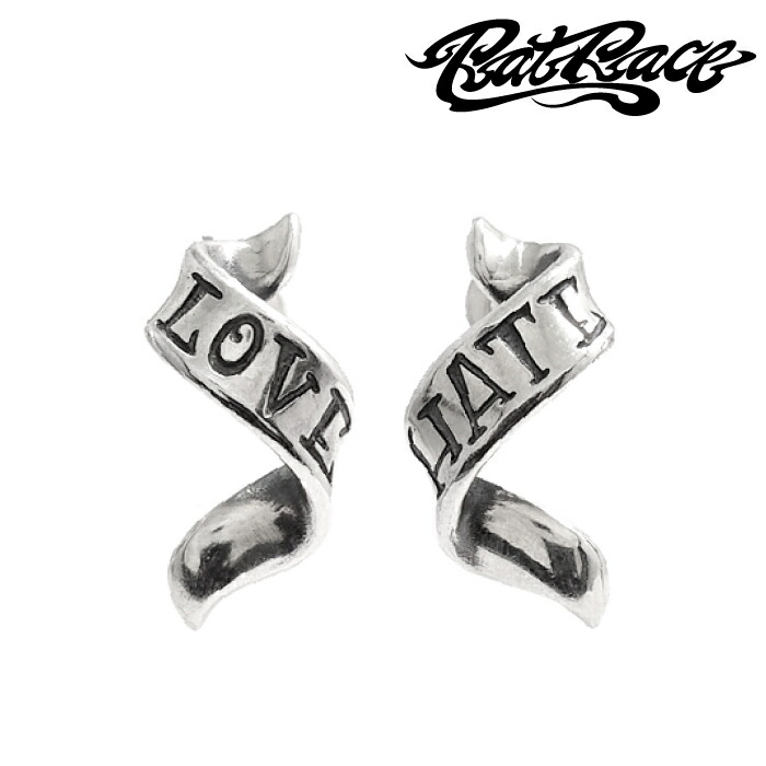 楽天市場】【Rat Race ラットレース】Flutter Ribbon Pierce / LOVE