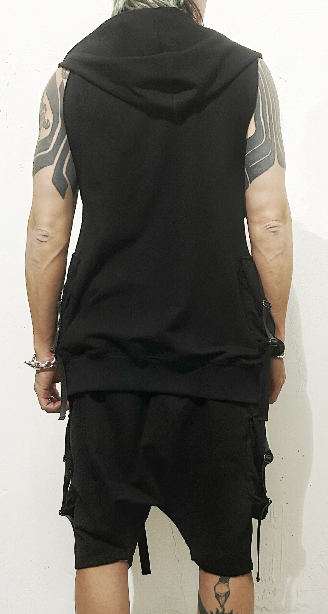 楽天市場】【KMRii ケムリ】2401-TP08 Back Raven Vest 05 2024SS