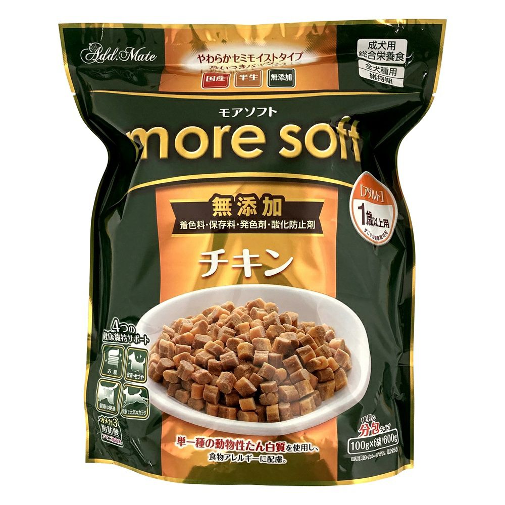 ペティオ アドメイト モアソフト チキン アダルト 1歳以上用 600g