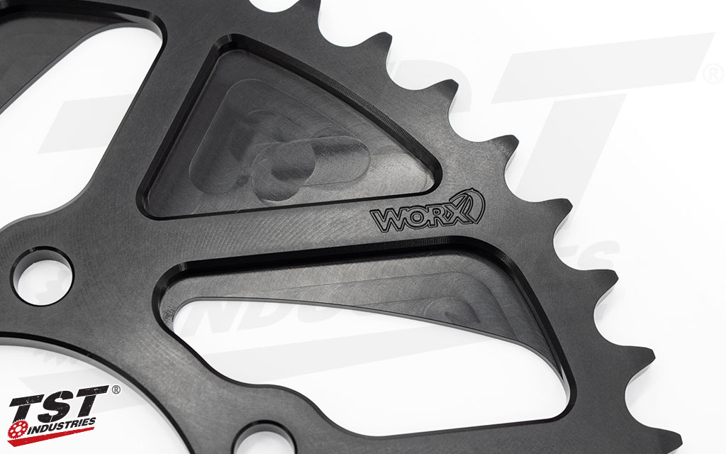 TST WORX 520 Rear Sprocket | Kawasaki ZX-6R