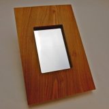 カツラ丸盆、ティッシュ箱 鎌倉彫 トールペインティング木地