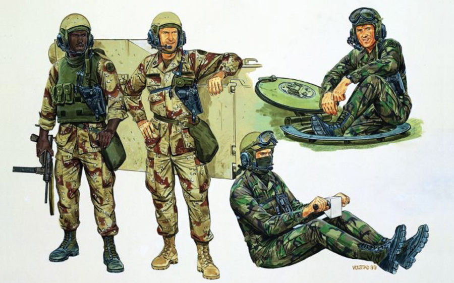 1/35 アメリカ海兵隊 歩兵フィギュアセット（2000年頃）【DR3027