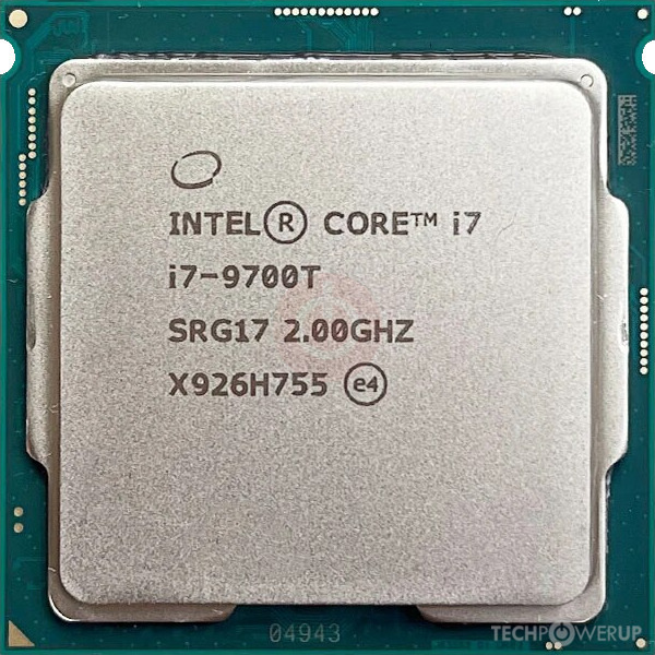 Intel Core i7-9700T Specs | TechPowerUp CPU Database