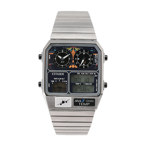 ANA×シチズン、80年代の大ヒットモデルを復刻した「ANA-DIGI TEMP