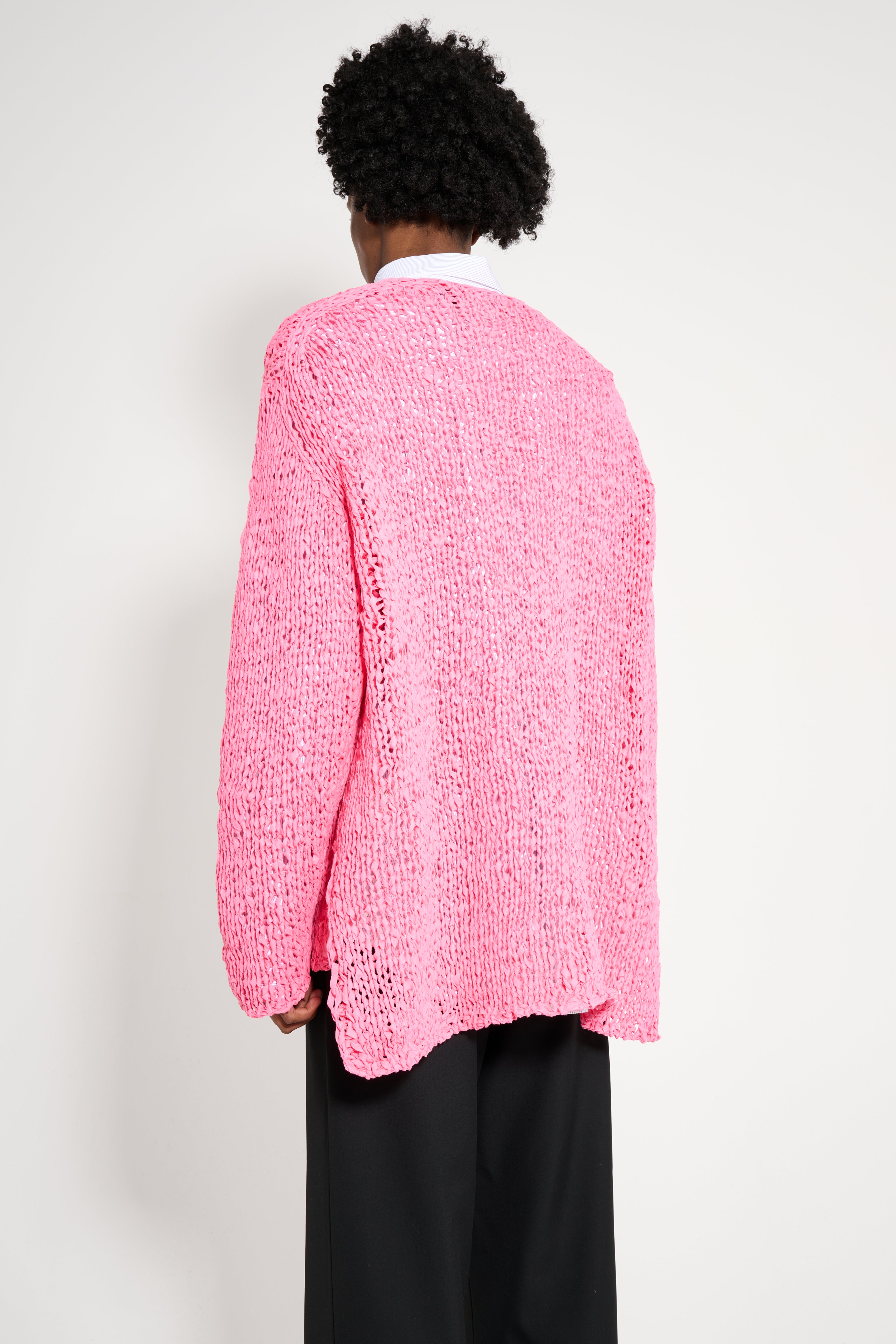 Comme des Garçons Homme Plus Loose Knit Sweater Pink – Très Bien