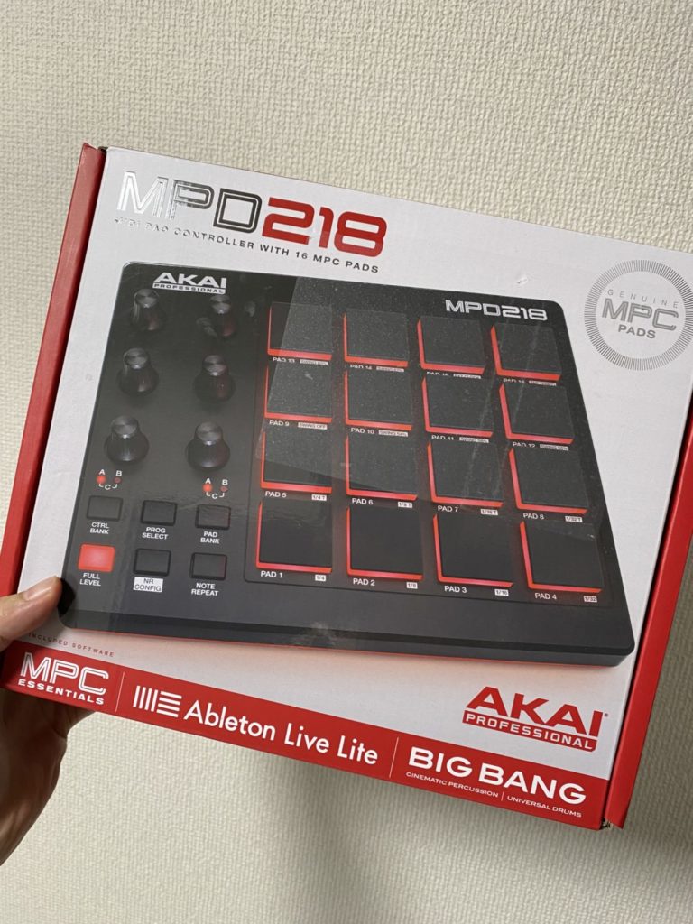 AKAI MPD218を購入したのでレビューします【MIDI PADコントローラー