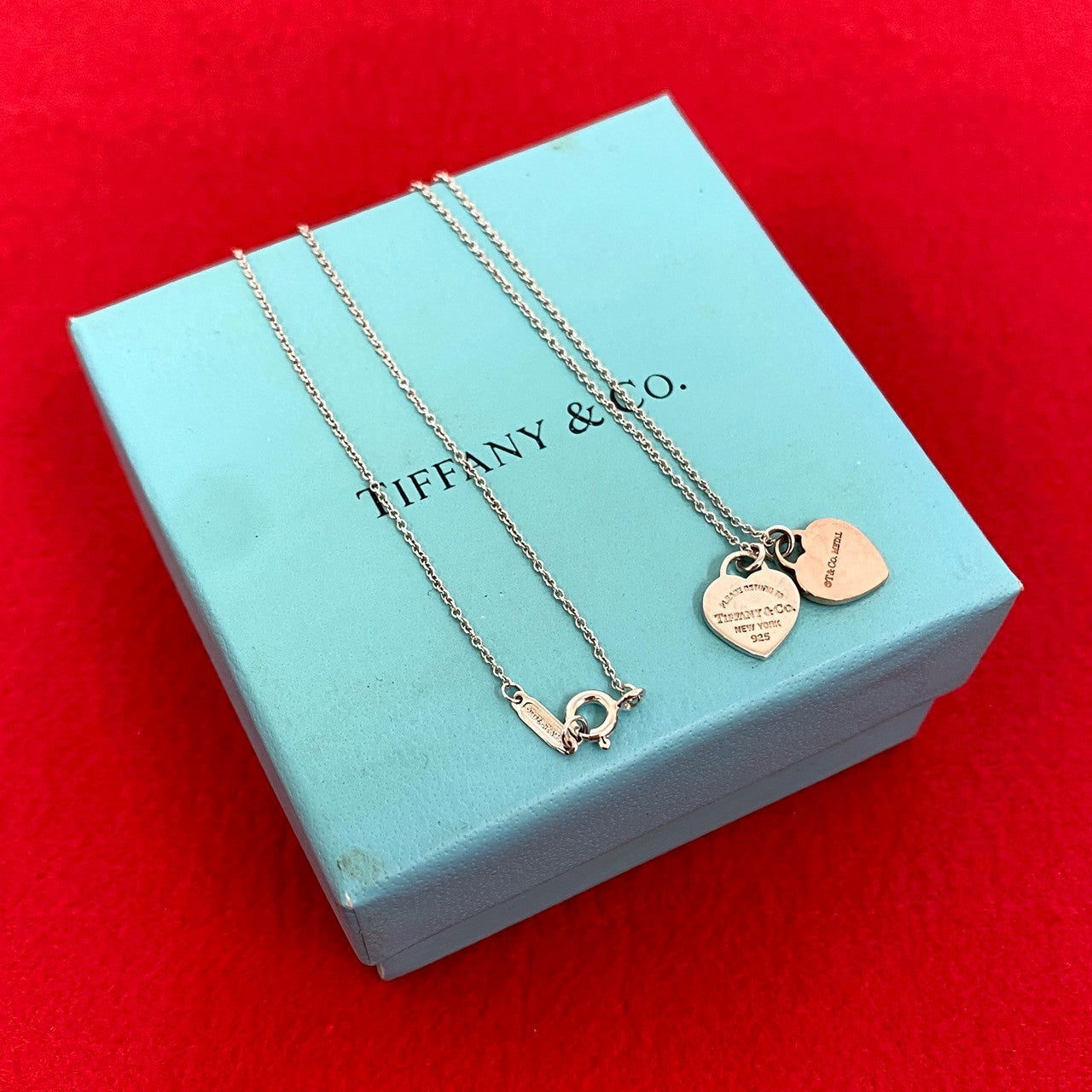 TIFFANY&Co. ティファニー リターントゥ ダブルハート ネックレス – Trip