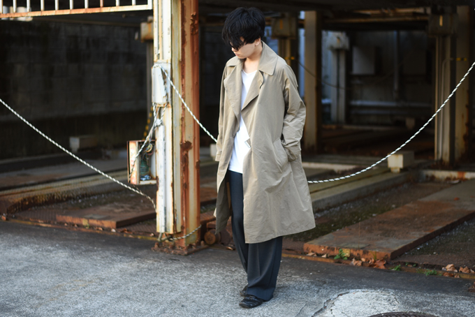 COMOLI -Cotton Nylon Tielocken Coat- | twelve blog