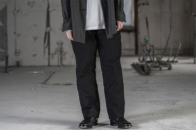 COMOLI -Moleskin Back Strap Pants- | twelve blog