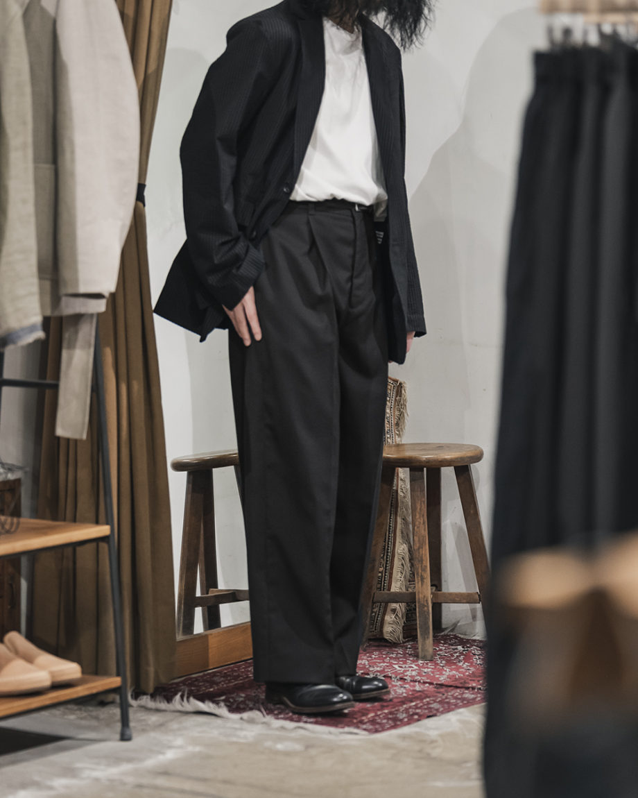 WIRROW -Wool Tropical Wide Slacks- | twelve blog