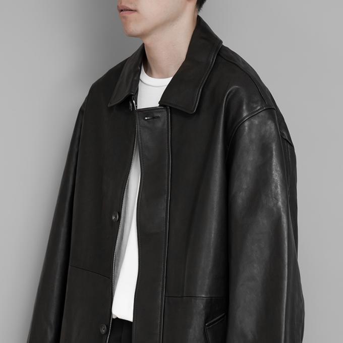 ssstein / Leather Zip Jacket | twelve