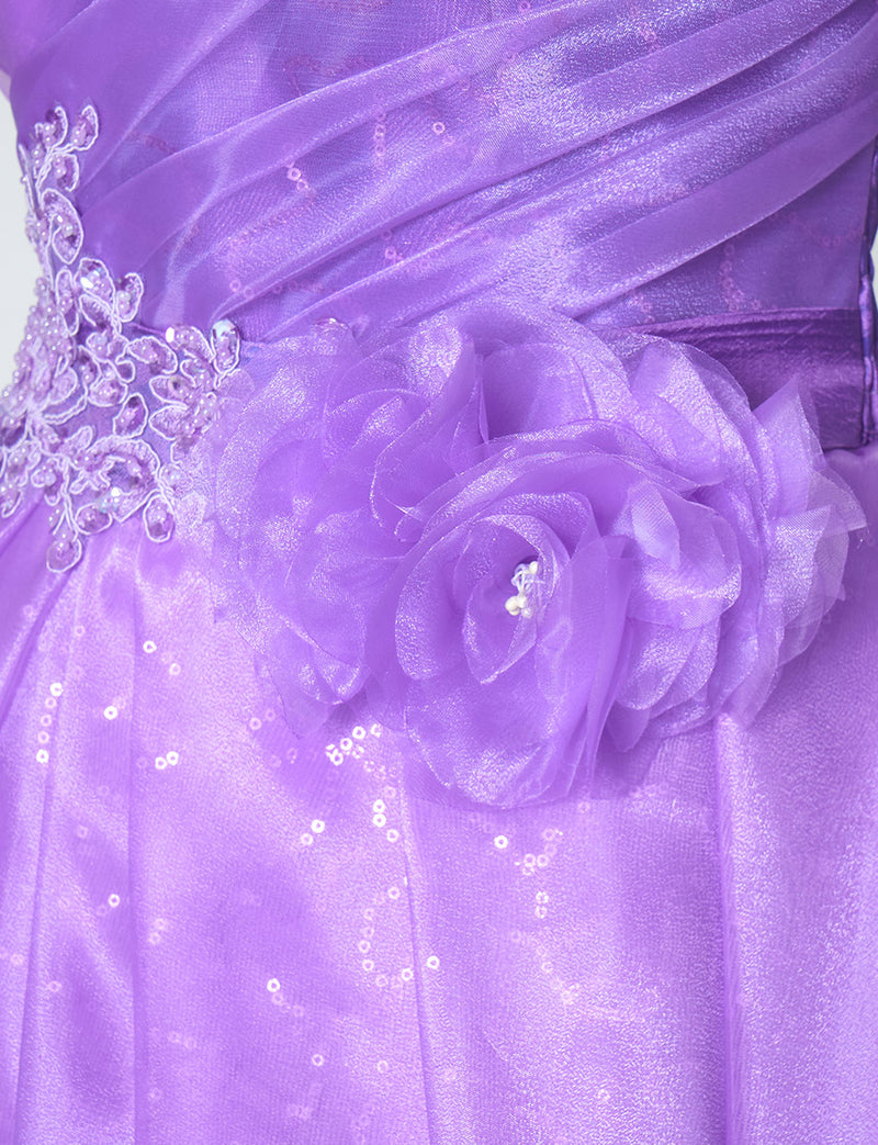 演奏会ドレス ラベンダー コンクールドレス・発表会にお薦めジュニア