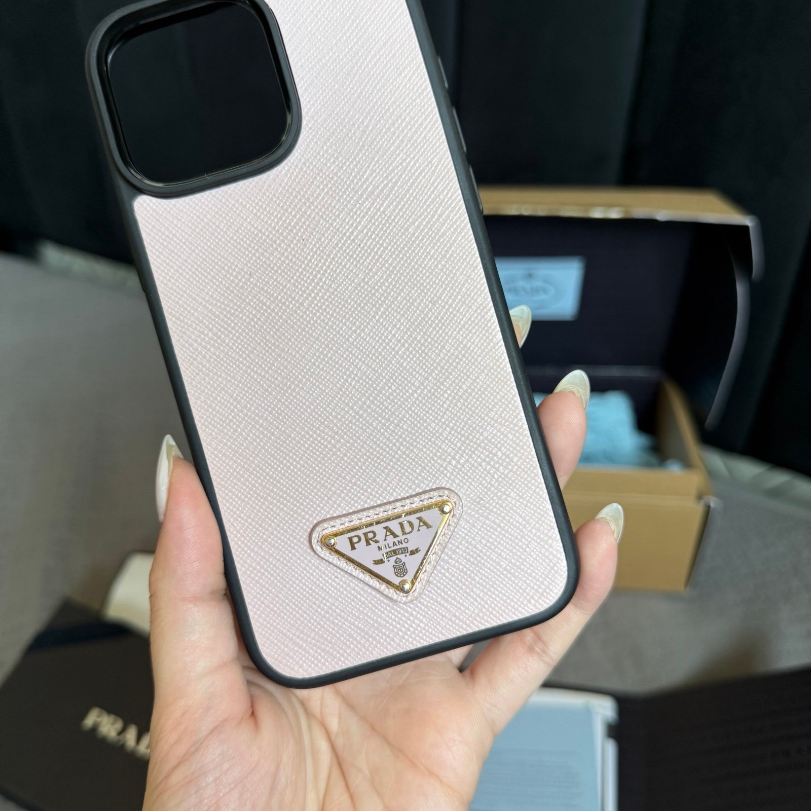 Prada Saffiano Leather Case | iPhone 16 pro | Mercari