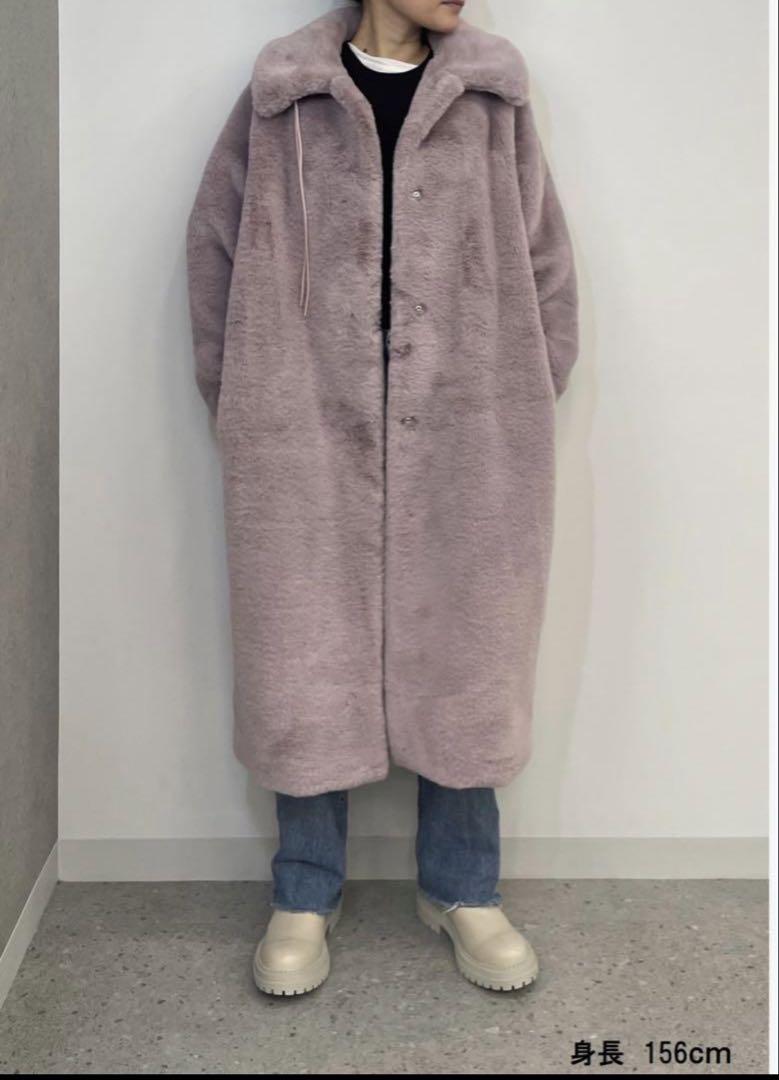 Think Fur Rex-like fur cocoon coat