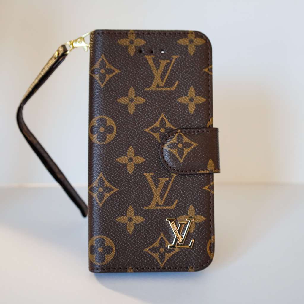 Louis Vuitton iPhone Wallet Case for X-16 Pro Max Plus