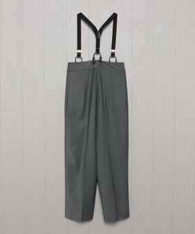 H＞トロピカルハイウエストサスペンダーパンツ