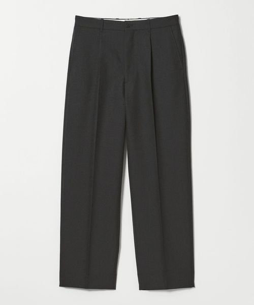 Steven Alan＞ ヘリンボーン イン ツープリーツ ドレス トラウザーズII