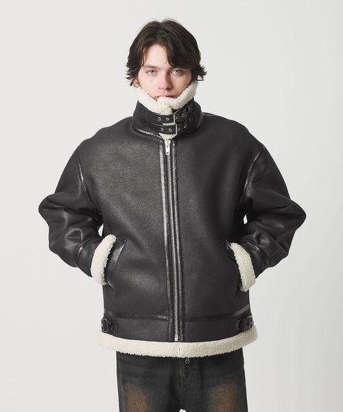 ムートンライク B―3 ジャケット
