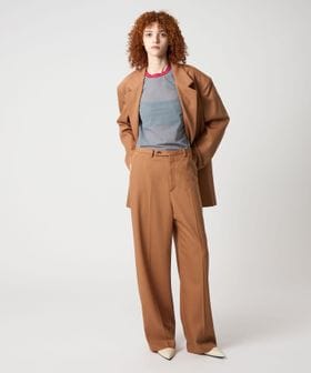 6(ROKU)＞W/N ベージュ パンツ