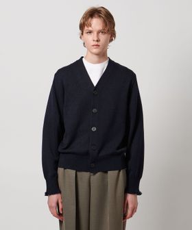 LOEFF＞9ゲージ フリンジ カーディガン UNISEX
