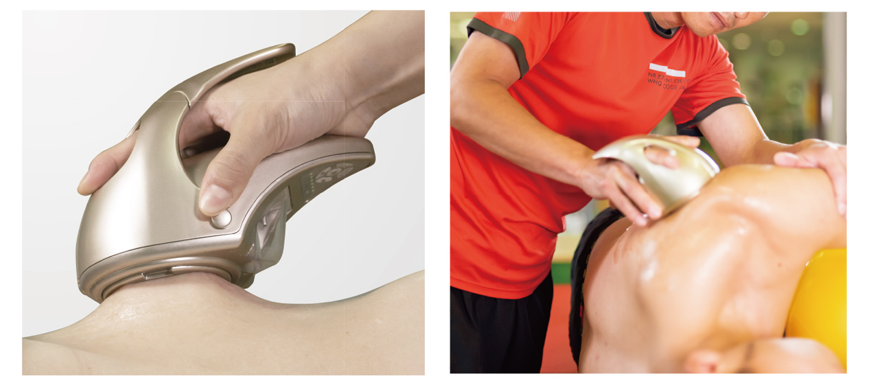 筋膜リリース＆EMS美容器 レセルボディ＋ビロードジェル200g』サロン