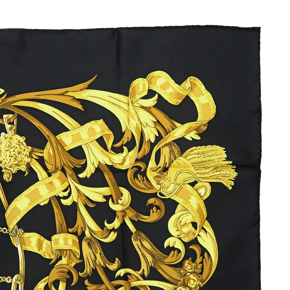 名東】【HERMES】エルメス カレ 90 LE MORS A LA CONETABLE スカーフ