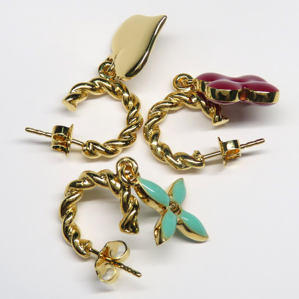 名古屋】【LOUIS VUITTON】ルイヴィトン ピアス ブークル ドレイユ