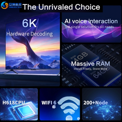 Unblock UBox 12テレビボックス - Unblock Tech第12世代スマートテレビ