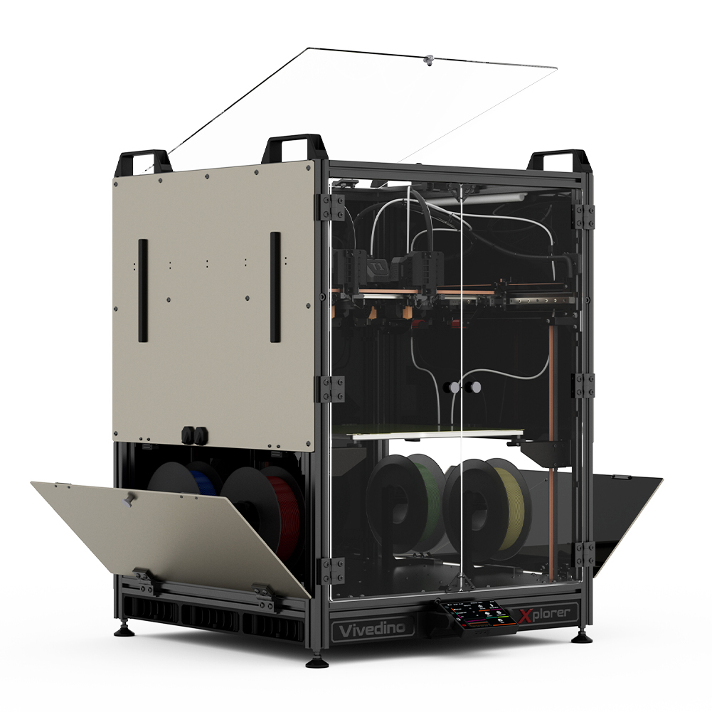 Xplorer Multifunctional Independent Quad Extruder (IQEX) 3D