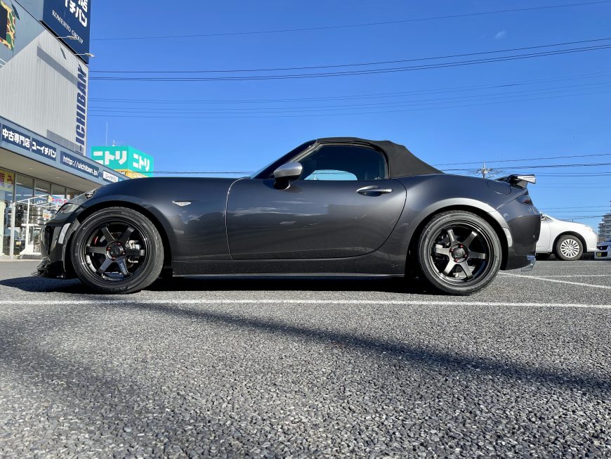 カッコ良さの違いはフェイス形状？NDロードスターにRAYS VOLKRACING