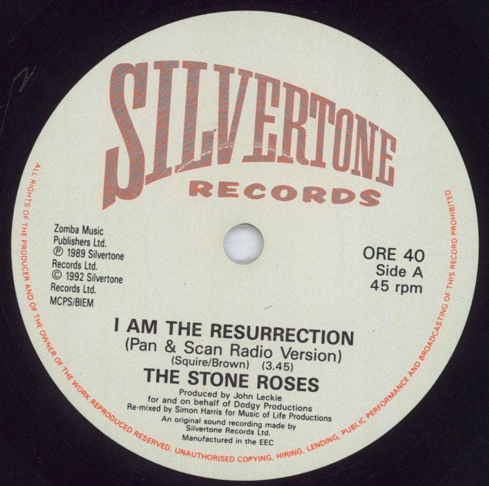 The Stone Roses I Am The Resurrection - VG UK 7